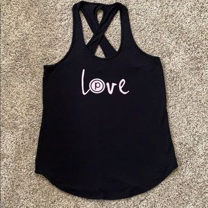Pure Barre LOVE workout tank. Sz S